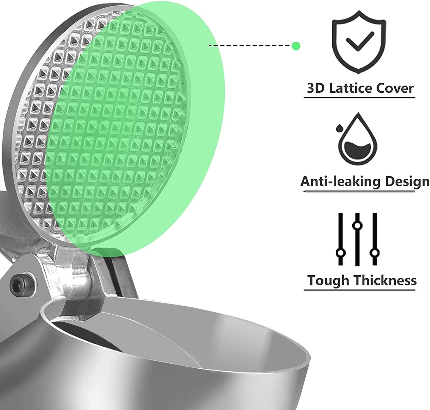HORGELU Trituradoras de hielo eléctricas de 285 libras/hora, máquina de cono de nieve de 380 W, máquina de hielo afeitado de triple hoja de 2000 rpm, máquina de afeitar de hielo de acero inoxidable de